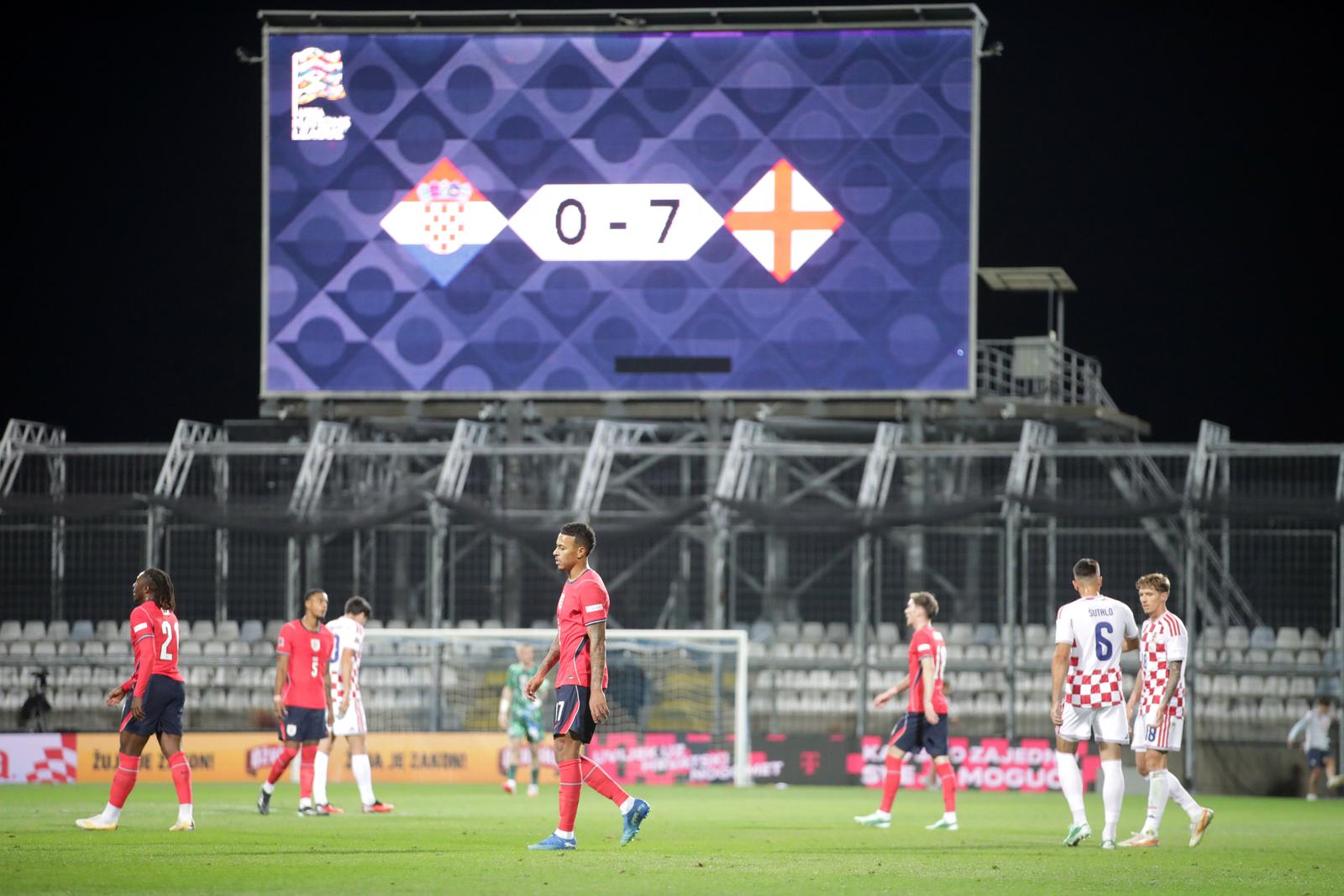 Rijeka: Hrvatska izgubila od Engleske 7-0
