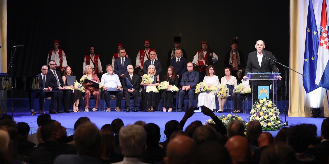 Split: Svečana sjednica Županijske skupštine i dodjela nagrada u povodu obilježavanja Dana Splitsko-dalmatinske županije